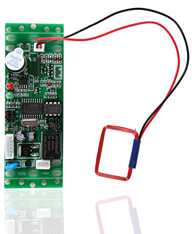 Módulo de Control de Acceso, módulo RFID Módulo Lector RFID de 125 khz Tablero de Control Integrado para Controlador de Acceso tarjeta de control integrada 9-12V