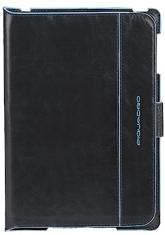 PIQUADRO Blue Square, Custodia iPad In Pelle Unisex - Adulto, Nero