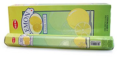 Räucherstäbchen Zitrone Lemon Marke HEM 6 Packungen