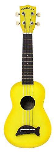 Makala MK-SD/YLB Yellow Burst Dolphin Bridge Soprano Ukulele