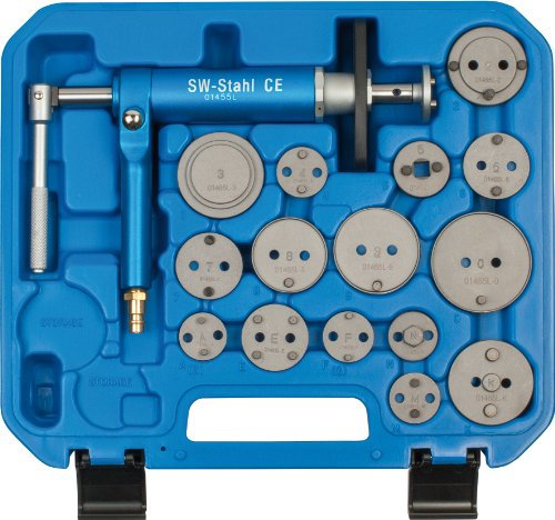 SW-Stahl 01465L Bremskolbenrückdrehwerkzeug, universal, 16-teilig