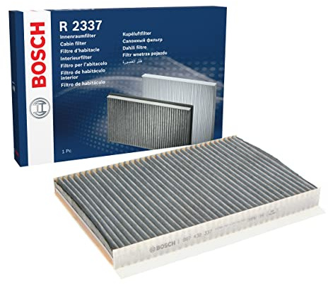Bosch R2337 Activated Carbon Cabin Filter - Replacement Filter | Against Unpleasant Smells, Pollen and Dust for Cleaner Air Inside the Vehicle