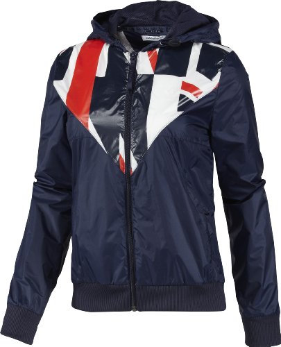 adidas Coupe-Vent pour Femme s Olymp wBFLAG x32384, Bleu Marine Marine Taille 40