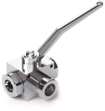 Hydraulische 3 Wege Kugelhahn 1/10,2 cm