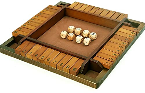 Shut The Box Tisch Spiel Klassisch Würfelspiel Board Spielzeug Würfel Brettspiel Für Familien Lernspiel Für Kinder