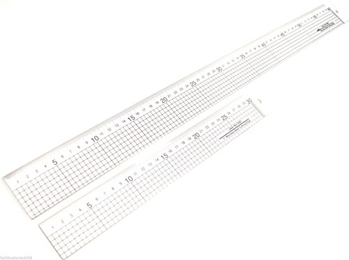 Acryl klar Schneidelineal mit Stahlkante Streifen Jakar 30 cm 60 cm Rule Herrscher