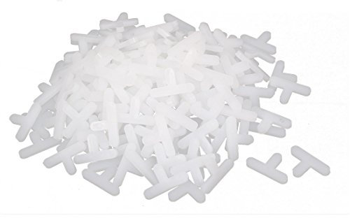 Sourcingmap Wall Floor Tile Plastic T Type Spacers Tiling Tools 5mm White 200pcs