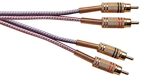 2 x Gold Plated Phono Plugs to 2 Gold Plated Phono Plugs, Co