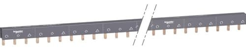 Schneider A9XPH357 Phasenschiene Steg, ablängbar, 3P, 57 TE, 100A