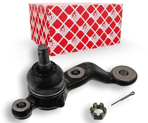 febi bilstein 43014 Traggelenk mit Kronenmutter und Splint, 1 Stück | Kompatibel mit: LEXUS GS