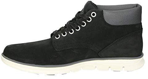 Timberland Bradstreet Leather Sensorflex, Stivali Chukka, Uomo, Nero (Black Nubuck), 41 EU