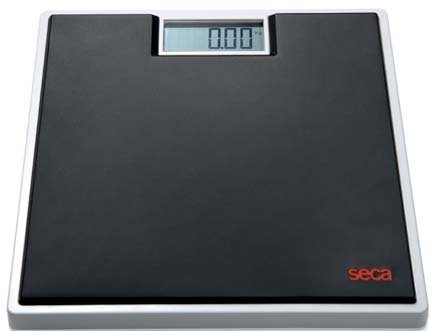 Seca 803 Clara Digital Floor Scale with Black Rubber Mat by Seca