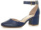 AJVANI Low mid Block Heel Ankle Strap Court Shoes Sandals Size 5 38