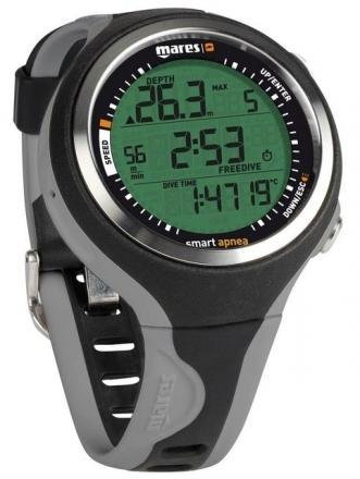 Mares Smart Apnea Diving Computer - Black/Black, One Size BKGR by