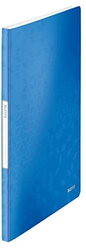 Leitz 46310036 Sichtbuch wow, A4, PP, 20 Hüllen, blau metallic