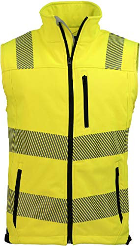 ASATEX Prevent Trendline Warnschutzweste PTW-SW, gelb/schwarz, Gr. 4XL