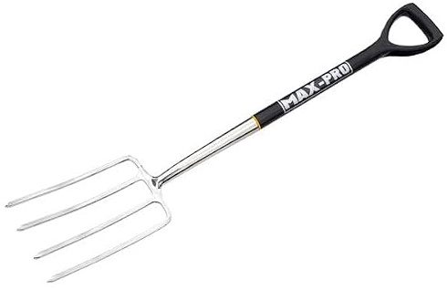 Neilsen CT0167 Stainless Steel Digging Fork for Digging Tasks | Ideal Tool for Gardening, Construction & Industrial Works