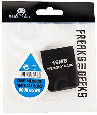 Carte mémoire pour Game Cube/Nintendo Wii 16 MB Noir