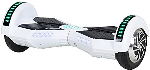 Robway W2 Hoverboard | 𝐃𝐀𝐒 𝐎𝐑𝐈𝐆𝐈𝐍𝐀𝐋 ® Hoverboards für Kinder Jugendliche & Erwachsene - APP Steuerung - 𝟮 x 𝟯𝟓𝟬 Watt Motoren - Self-Balance Funktion - Bluetooth (Weiß Matt)