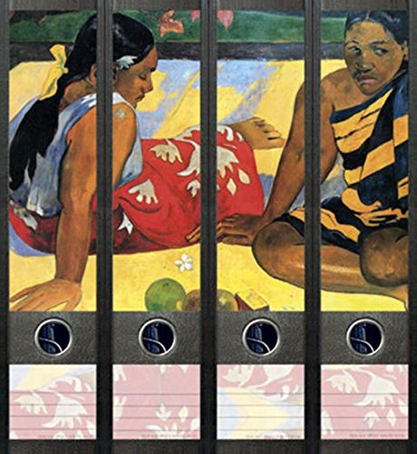 Ordnerrücken File Art Motiv Gauguin - breit