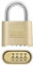 Master Lock Lucchetto con combinazione, 5,1 cm di larghezza, 175DWD, marrone chiaro, 1 pezzo