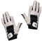 BluePort Erwachsene (Unisex) Segelhandschuhe aus Leder-2 Finger frei L, blau-weiß, L