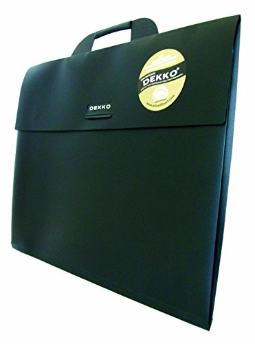 Westfolio Type G Expandable Folio Carry Case Black A4, for Art, Paper, Carry Bag Folder, Essentials for Students Art, Artwork