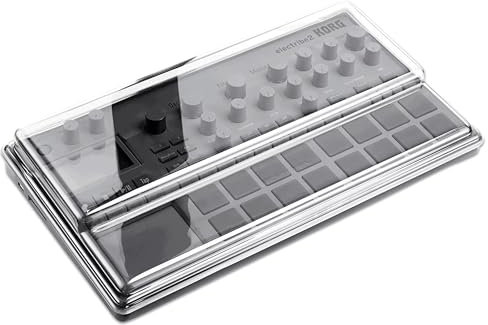 Decksaver Cover for Korg Electribe 2 & Sampler - Super-Durable Polycarbonate Protective lid in Smoked Clear Colour, Made in The UK - The Producers' Choice for Unbeatable Protection