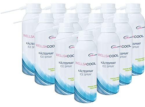 12 x 200 ml wellsamed wellsacool dentalmedizinisches Kältespray Kühlspray Frische Minze