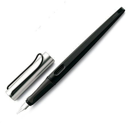 Lamy Pen caligrafica Joy Aluminium plumin 1.1 Glossy Black and Silver 7040 NP