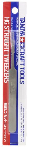 TAMIYA 300074048 HG Straight Tweezers/SPITZIG