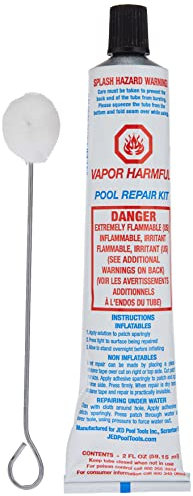 JED Pool Tools 35-244 Vinyl Repair Kit, 130 sq. in, Glue