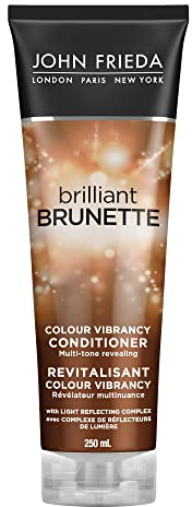 John Frieda Brilliant Brunette Multi-Tone Revealing Moisturizing Conditioner for Brunettes, 250 ml
