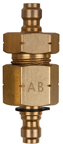 KS Tools 150.2346 Doppel-Adapterstück M16x1,5 Innen- und Außengewinde und 3/8 Schlauchanschluss