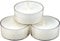 nk candles 20 dänische Teelichter farbig durchgefärbt, Auswahl, von Nordlicht-Kontor (Weiß)