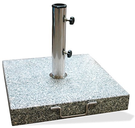 DEMA Sonnenschirmständer 45x45 Granit grau 38 kg