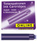 ONLINE Standard Ink Cartridges, Universal Ink, Compatible with Common Pens, Replacement Cartridges for Fountain Pens and Rollerballs, 6 Pieces, Purple Ink