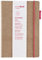 transotype senseBook RED RUBBER Design Notizbuch, medium - ca. A5, kariert, weitere Varianten auswählbar, mit rotem Gummiband, edles Rinderleder