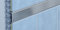 Fliesenprofil - Fliesenschiene - Edelstahlschiene - Fliesenbordüre - Länge 100 cm - Breite 10 mm - Edelstahl gebürstet (B-15) (2)