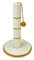 Arquivet, Rascador para Gatos de Poste con Bola, Rascadores para Gatos, Arañador para Gatos, Afilador uñas para Gatos, Blanco y Dorado, 29 x 29 x 46 cm, Juguetes para Gatos