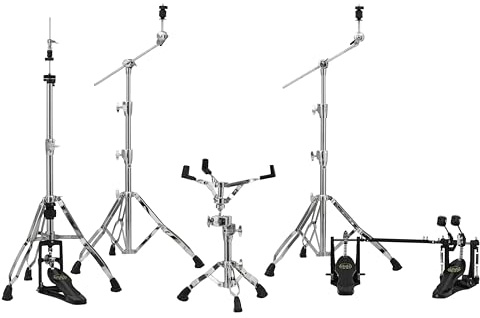 Mapex 800 Series Armory Hardware Pack, Chrome with Double Pedal