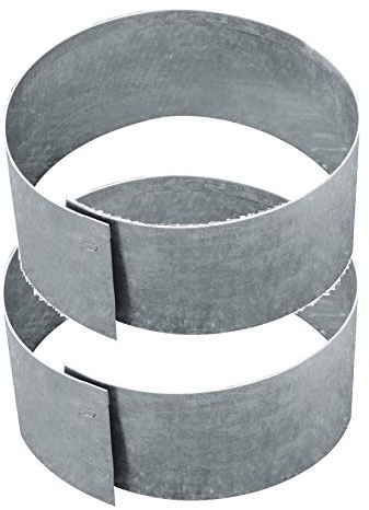 Premium Rasenkante Kreis Ø 30 cm Beetumrandung Rasenbegrenzung Beeteinfassung 2 Stück von Gartenwelt Riegelsberger