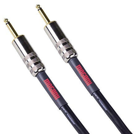 Mogami OD SPK-06 Overdrive Speaker Cable, 1/4 TS Male Plugs, Wide Body, Gold Contacts, Straight Connectors, 6 Foot