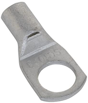 Sealey LT108 Copper Lug Terminal 10mm² x 8mm Pack of 10