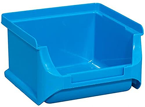 Allit 456200 ProfiPlus Box 1, blau Stapelsichtbox, PP TÜV/GS, V: 0,4 L,Lagersichtbox, Sichtbox, Lagerbox, stapelbar