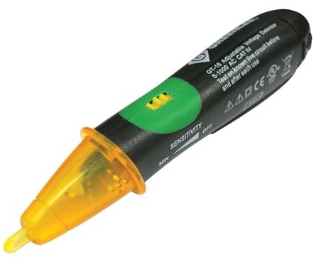Greenlee GT-16 Adjustable Non-Contact Voltage Detector, 5V - 1000V AC,Green, Greens