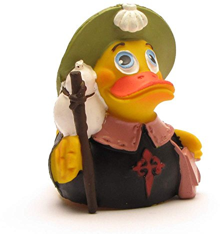 DUCKSHOP I Badeente Jakobsweg I Quietscheente - L: 7,5 cm