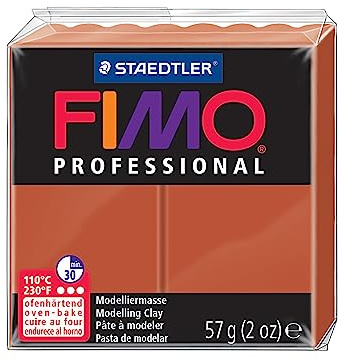 Staedtler Fimo Professional Oven Hardening Modelling Clay, 57G, Terra Cotta