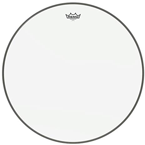 REMO Schlagzeugfell Drum Head, Ambassador transparent, clear, 24 Bass Drum, BR-1324-00