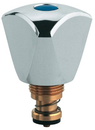 GROHE Eggemann ABS Crown Handle - Oberteil 3/8 (Original Ersatzteil, Langlebig, Robust, Herstellergarantie: 5 Jahre), Chrom, 41817000